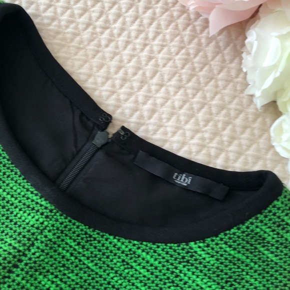 TIBI Colorblock Pattern Mini Dress - Picture 13 of 14